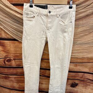 A/X Armani Exchange Womens White Skinny Bootcut Y2K Jeans Size 28S